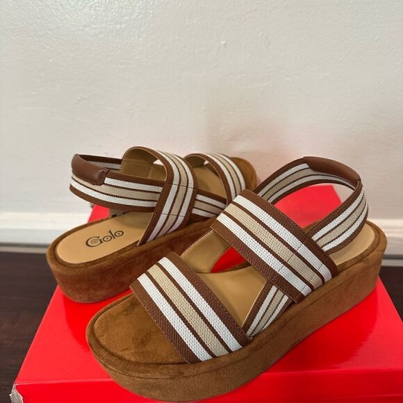 Golo elastic stripe platform sandal size 7,5 - Picture 11 of 14